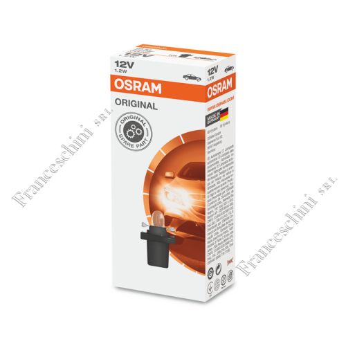 Lampade Ausiliarie ORIGINAL per circuiti stampati da 2,0mm nero 12V