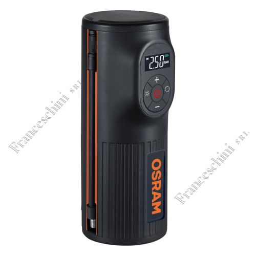 TYREinflate 2000 Gonfia pneumatici compatto digitale veloce con auto stop, ricaricabile.