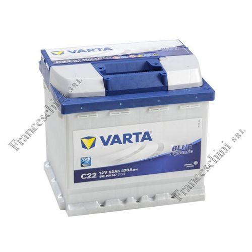 Batteria auto Varta Blue Dynamic 52Ah 470A